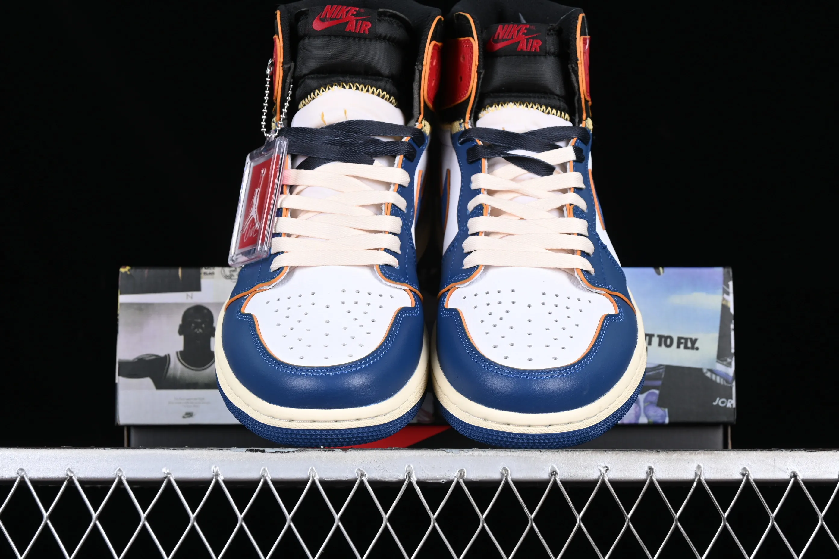 All categories Air Jordan Jordan series basketball shoes Air Jordan 1 High Air Jordan 1 x Union AJ1 Joe 1 limited edition four-color deconstruction stitching basketball shoes BV1300-146